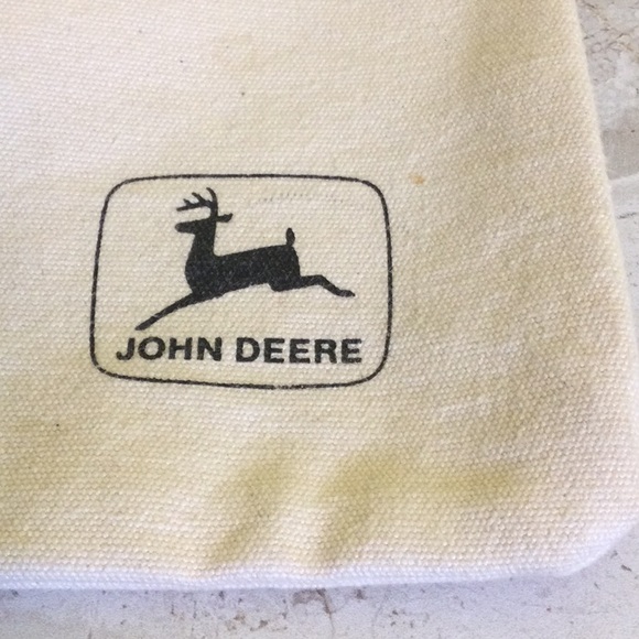 John Deere Bags Vintage John Deere Cream Canvas Totebriefcase